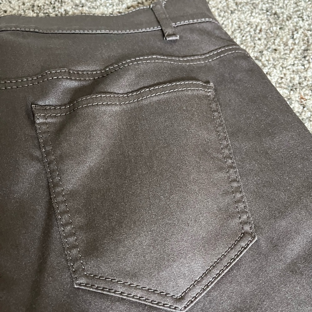 LAFAYETTE 148 Waxed Denim Jeans - Picture 5 of 6